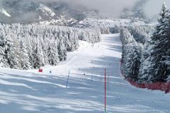 La pista Adler di Oga dopo le recenti nevicate