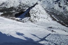 La pista Campolungo dopo le recenti nevicate